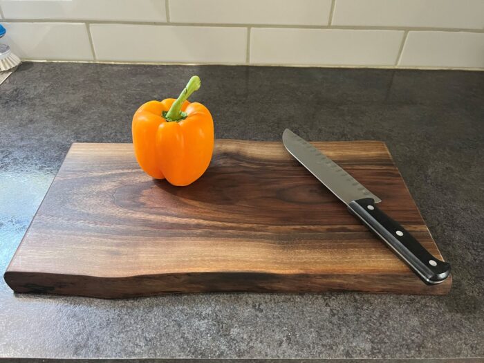 Live Edge Walnut Cutting Board