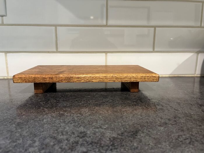 handmade wooden table riser